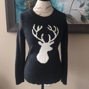 LOFT Medium Petite deer sweater